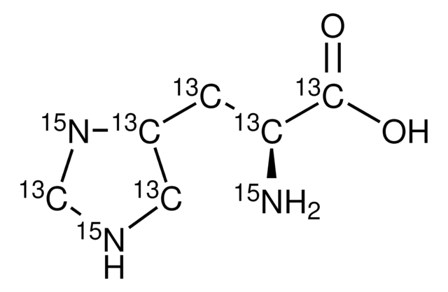 L-Histidin-13C6,15N3 &#8805;96 atom % 13C, &#8805;95 atom % 15N, 95% (CP)