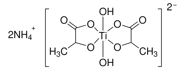 二(2-羟基丙酸)二氢氧化二铵合钛 溶液 50&#160;wt. % in H2O