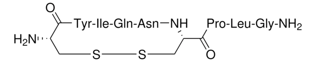 オキシトシン lyophilized powder, ~15&#160;IU/mg solid (Prepared from synthetic oxytocin)