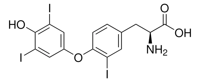 3,3&#8242;,5&#8242;-トリヨード-L-チロニン 100&#160;&#956;g/mL in methanol with 0.1N NH3, ampule of 1&#160;mL, certified reference material, Cerilliant&#174;