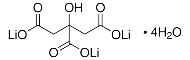 Lithium citrate tribasic tetrahydrate BioUltra, &#8805;99.5% (NT)