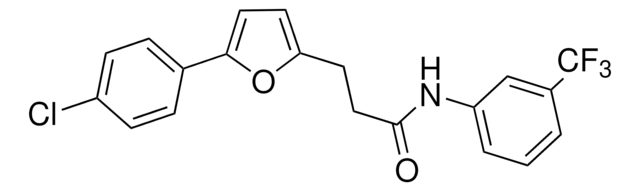 3-(5-(4-CHLOROPHENYL)-2-FURYL)-N-(3-(TRIFLUOROMETHYL)PHENYL)PROPANAMIDE AldrichCPR