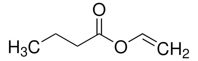 Buttersäure-vinylester contains 20&#160;ppm 4-methoxyphenol as stabilizer, &#8805;99.0% (GC)