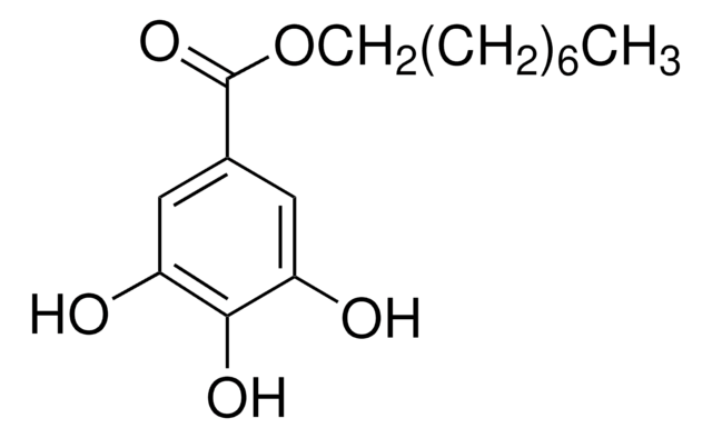 没食子酸オクチル antioxidant, &#8805;99.0% (HPLC)