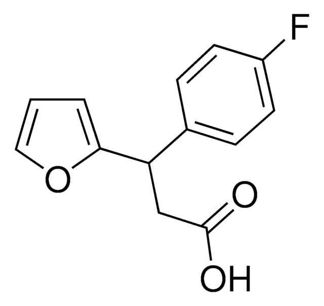 3-(4-Fluoro-phenyl)-3-furan-2-yl-propionic acid