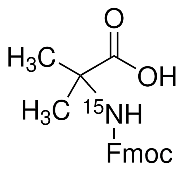 2-Aminoisobutyric acid-15N, &#945;-N-Fmoc 99 atom % 15N, 98% (CP)