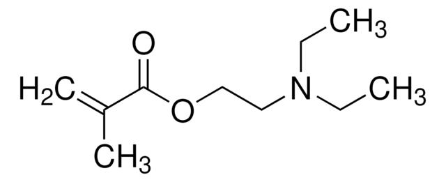 2-(二乙氨基)甲基丙烯酸乙酯 contains 1500&#160;ppm MEHQ as inhibitor, 99%