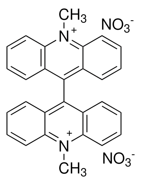 N,N&#8242;-ジメチル-9,9&#8242;-ビアクリジニウム 二硝酸塩 used as chemiluminescent reagent