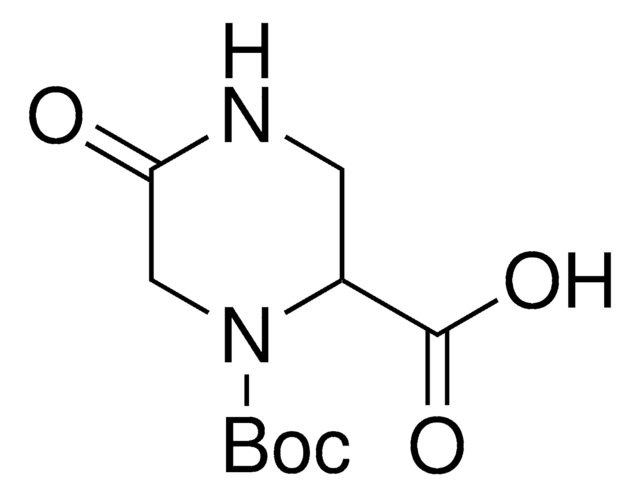 1-Boc-5-oxo-piperazine-2-carboxylic acid 97%