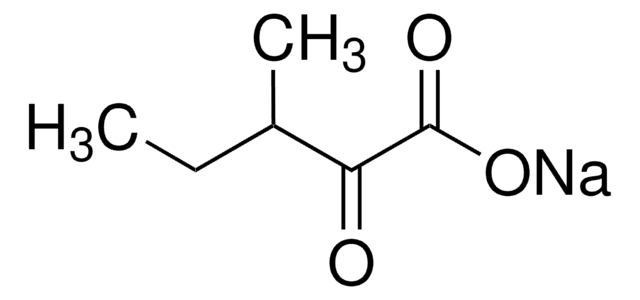 Ketoisoleucine sodium salt certified reference material, TraceCERT&#174;, Manufactured by: Sigma-Aldrich Production GmbH, Switzerland