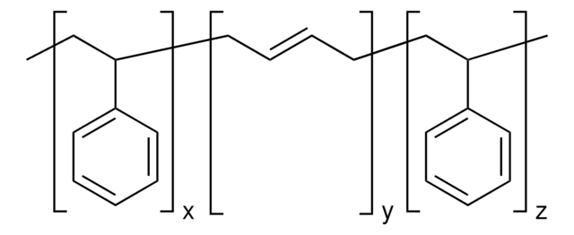 ポリ(スチレン-co-ブタジエン) butadiene 4&#160;wt. %, melt index 6&#160;g/10 min (200°C/5kg)