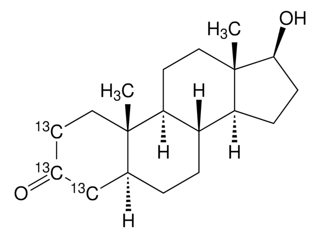 双氢睾酮-2,3,4-13C3 溶液 0.1&#160;mg/mL in methanol, 99 atom % 13C, 97% (CP)