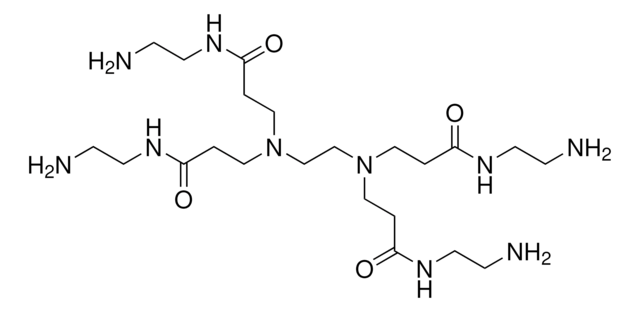 PAMAM dendrimer 溶液 ethylenediamine core, generation 0.0 solution, 20&#160;wt. % in methanol