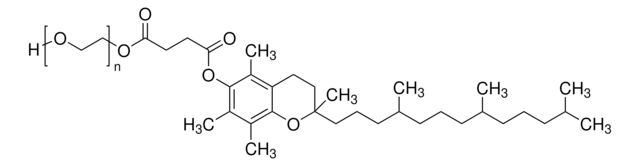 Succinate de D-&#945;-tocophérol polyéthylène glycol 1000 BioXtra, water soluble vitamin E conjugate