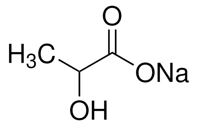 Sodium DL-lactate solution syrup, BioReagent, 60&#160;% (w/w), synthetic, suitable for cell culture