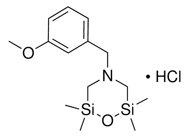 4-(3-METHOXYBENZYL)-2,2,6,6-TETRAMETHYL-1-OXA-4-AZA-2,6-DISILACYCLOHEXANE HCL AldrichCPR