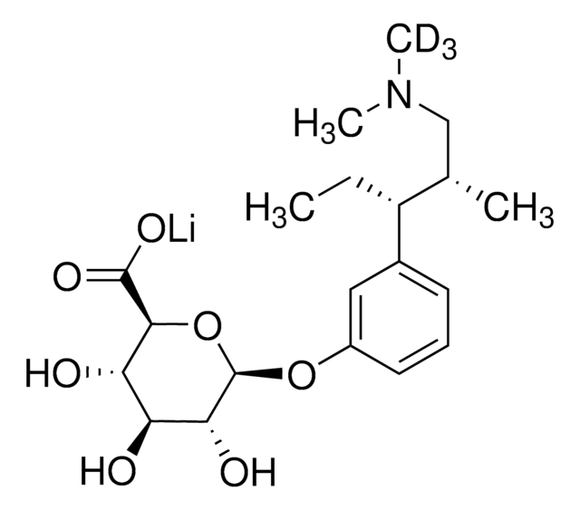 Tapentadol-D3-beta-D-glucuronide solution 100&#160;&#956;g/mL in acetonitrile: water (1:1), certified reference material, ampule of 1&#160;mL, Cerilliant&#174;