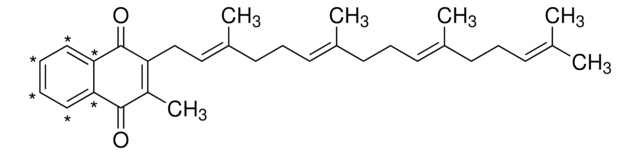 维生素K2 (MK-4)-13C6 溶液 10&#160;&#956;g/mL in acetonitrile, certified reference material, ampule of 1&#160;mL, Cerilliant&#174;