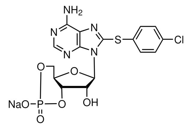 8-(4-氯苯硫基）-腺苷 3&#8242;,5&#8242;-环单磷酸 钠盐 钠盐 &#8805;97.0% (HPLC), powder