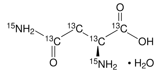 L-Asparagine-13C4,15N2 monohydrate 98 atom % 13C, 98 atom % 15N, 95% (CP)