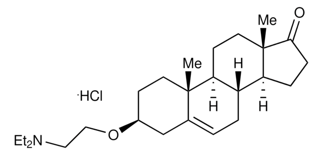 U18666A, CAS-Nr. 3039-71-2, Calbiochem A cell-permeable, amphiphilic amino-steroid that alters intracellular membrane protein trafficking by impairing intracellular biosynthesis and transport of LDL-derived cholesterol.