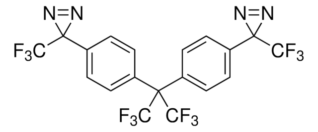 Bis-Diazirine polymer crosslinker