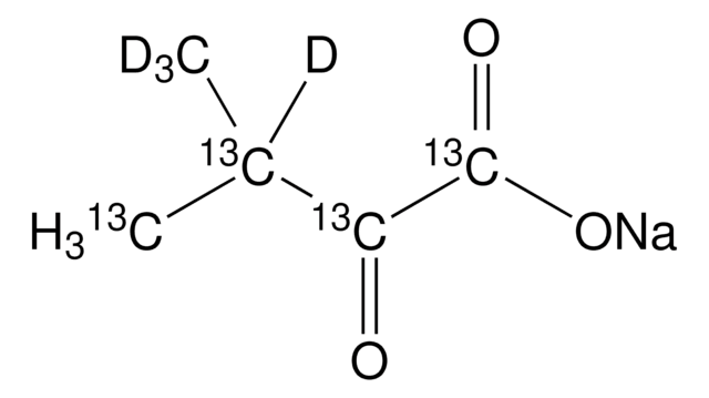 2-酮-3-(甲基-d3)-丁酸-1,2,3,4-13C4, 3-d1 钠盐 99 atom % 13C, 98 atom % D, &#8805;99% (CP)