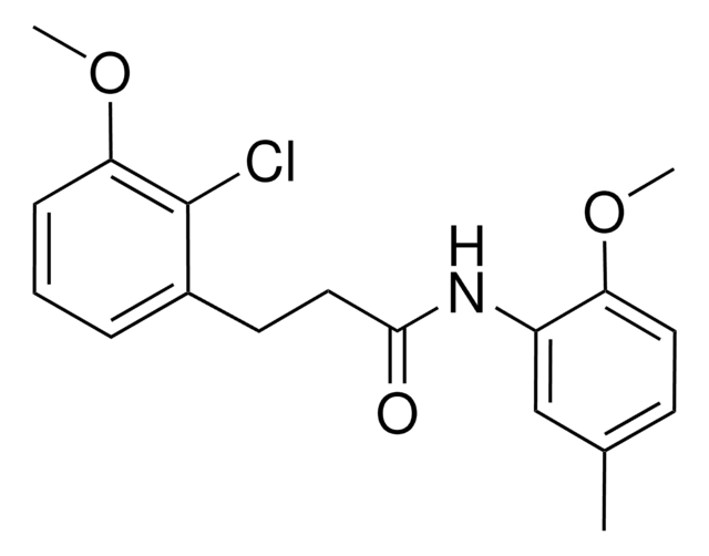 3-(2-CHLORO-3-METHOXYPHENYL)-N-(2-METHOXY-5-METHYLPHENYL)PROPANAMIDE AldrichCPR