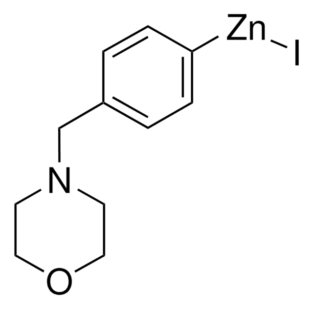 4-[(4-モルホリノ)メチル]フェニル亜鉛ヨージド 溶液 0.25&#160;M in THF