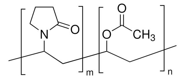 Poly(1-vinylpyrrolidone-co-vinyl acetate) solution average Mw ~13,000 (GPC vs. poly(ethylene oxide)), 50&#160;wt. % in isopropanol