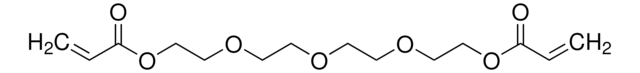 Tetra(ethylenglycol)-diacrylat technical grade, contains 100-150&#160;ppm HQ as inhibitor, 150-200&#160;ppm MEHQ as inhibitor