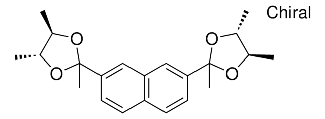 (4R,5R)-2,4,5-TRIMETHYL-2-{7-[(4R,5R)-2,4,5-TRIMETHYL-1,3-DIOXOLAN-2-YL]-2-NAPHTHYL}-1,3-DIOXOLANE AldrichCPR