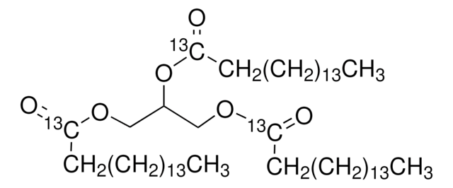 Glyceryl-tri(palmitat-1-13C) endotoxin tested, 99 atom % 13C, 98% (CP)