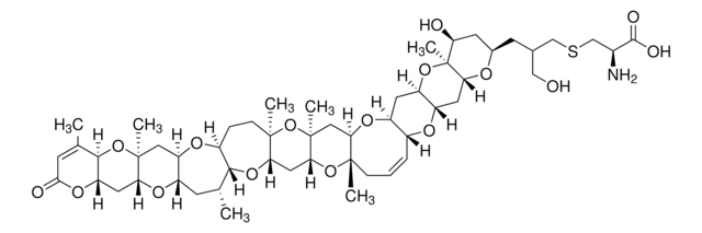 S-Desoxybrevetoxin B2 -Lösung 20&#160;&#956;g/g in methanol (nominal concentration), certified reference material, TraceCERT&#174;, Manufactured by: Sigma-Aldrich Production GmbH, Switzerland