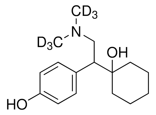 (±)-O-デスメチルベンラファキシン-D6 溶液 100&#160;&#956;g/mL in methanol, ampule of 1&#160;mL, certified reference material, Cerilliant&#174;