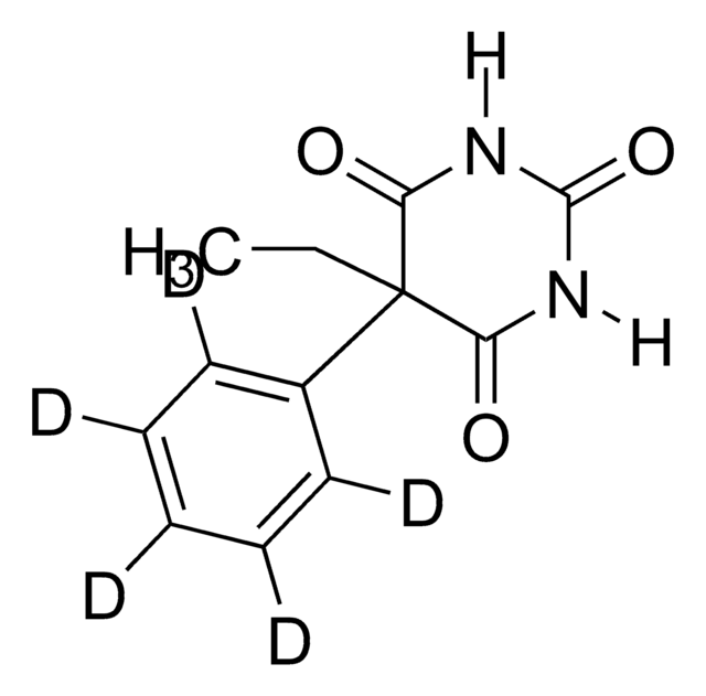 フェノバルビタール-D5 (員環) 溶液 (deuterium label on ring), 1.0&#160;mg/mL in methanol, ampule of 1&#160;mL, certified reference material, Cerilliant&#174;