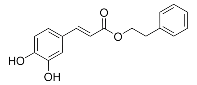 コーヒー酸フェネチルエステル &#8805;97% (HPLC), powder