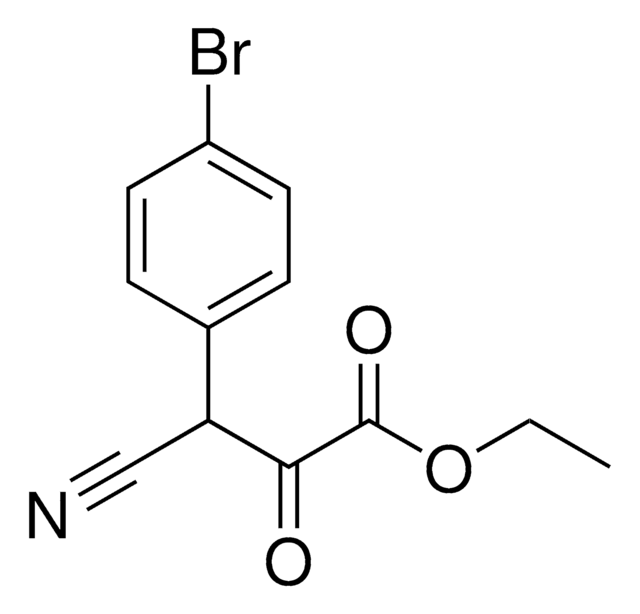 Ethyl 3-(4-bromophenyl)-3-cyano-2-oxopropanoate AldrichCPR