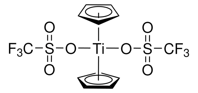 Bis(cyclopentadienyl)titanium(IV) bis(trifluoromethanesulfonate) 98%