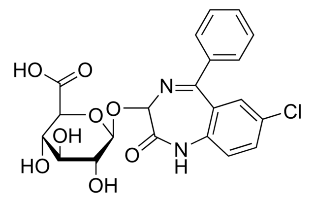 Oxazepam-Glucuronid -Lösung 100&#160;&#956;g/mL in methanol, ampule of 1&#160;mL, certified reference material, Cerilliant&#174;