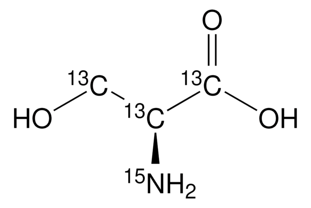 L-セリン-13C3,15N 98 atom % 15N, 98 atom % 13C, 95% (CP)