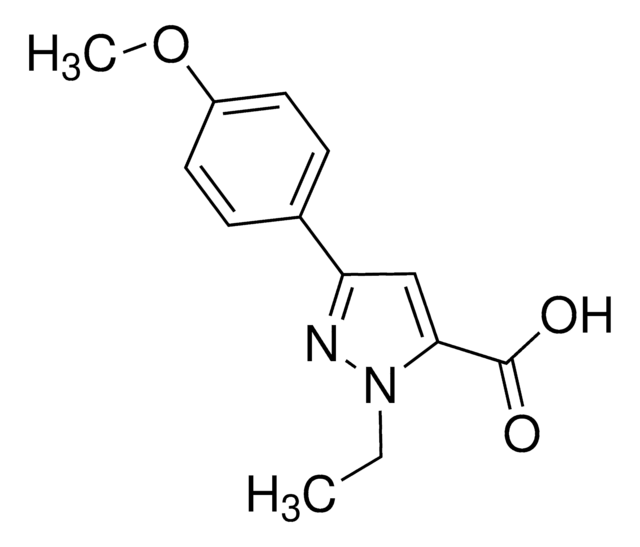 1-Ethyl-3-(4-methoxyphenyl)-1H-pyrazole-5-carboxylic acid AldrichCPR