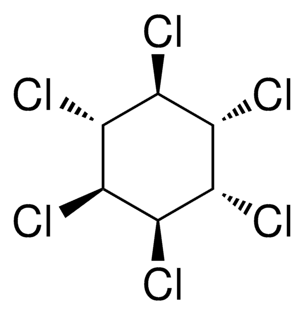 &#945;-1,2,3,4,5,6-Hexachlorocyclohexane certified reference material, TraceCERT&#174;, Manufactured by: Sigma-Aldrich Production GmbH, Switzerland