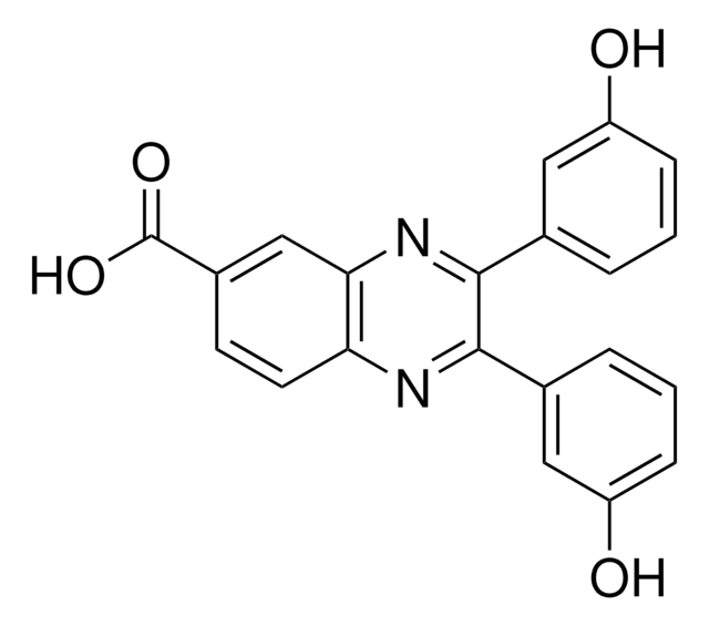 2,3-BIS(3-HYDROXYPHENYL)-6-QUINOXALINECARBOXYLIC ACID AldrichCPR