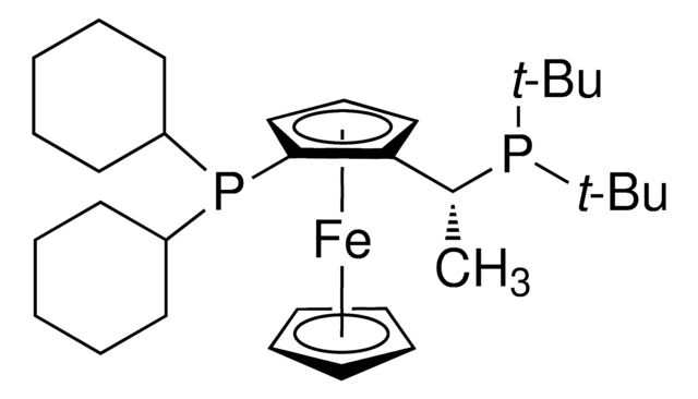 (R)-1-[(SP)-2-(Dicyclohexylphosphino)-ferrocenyl]-ethyl­di-tert.-butylphosphin &#8805;97%