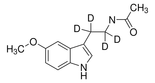 N-乙酰基-5-甲氧基色胺-&#945;,&#945;,&#946;,&#946;-d4 98 atom % D, 98% (CP)