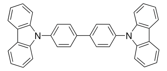 4,4'-ビス(N-カルバゾリル)-1,1'-ビフェニル &#8805;99% (HPLC)