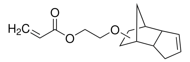 Ethylene glycol dicyclopentenyl ether acrylate contains 700&#160;ppm monomethyl ether hydroquinone as inhibitor