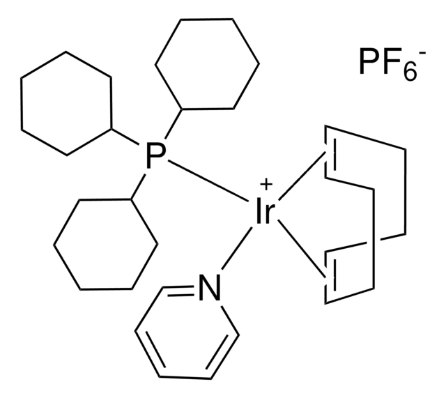 (1,5-Cyclooctadiene)(pyridine)(tricyclohexylphosphine)-iridium(I) hexafluorophosphate &#8805;99.0% (C)