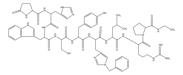 [des-Gly10, D-His(Bzl)6]-LH-RHエチルアミド &#8805;97% (HPLC), powder